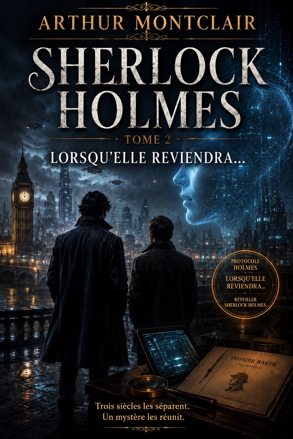 Couverture du livre Sherlock Holmes – Lorsqu’elle reviendra…, par Arthur Montclair