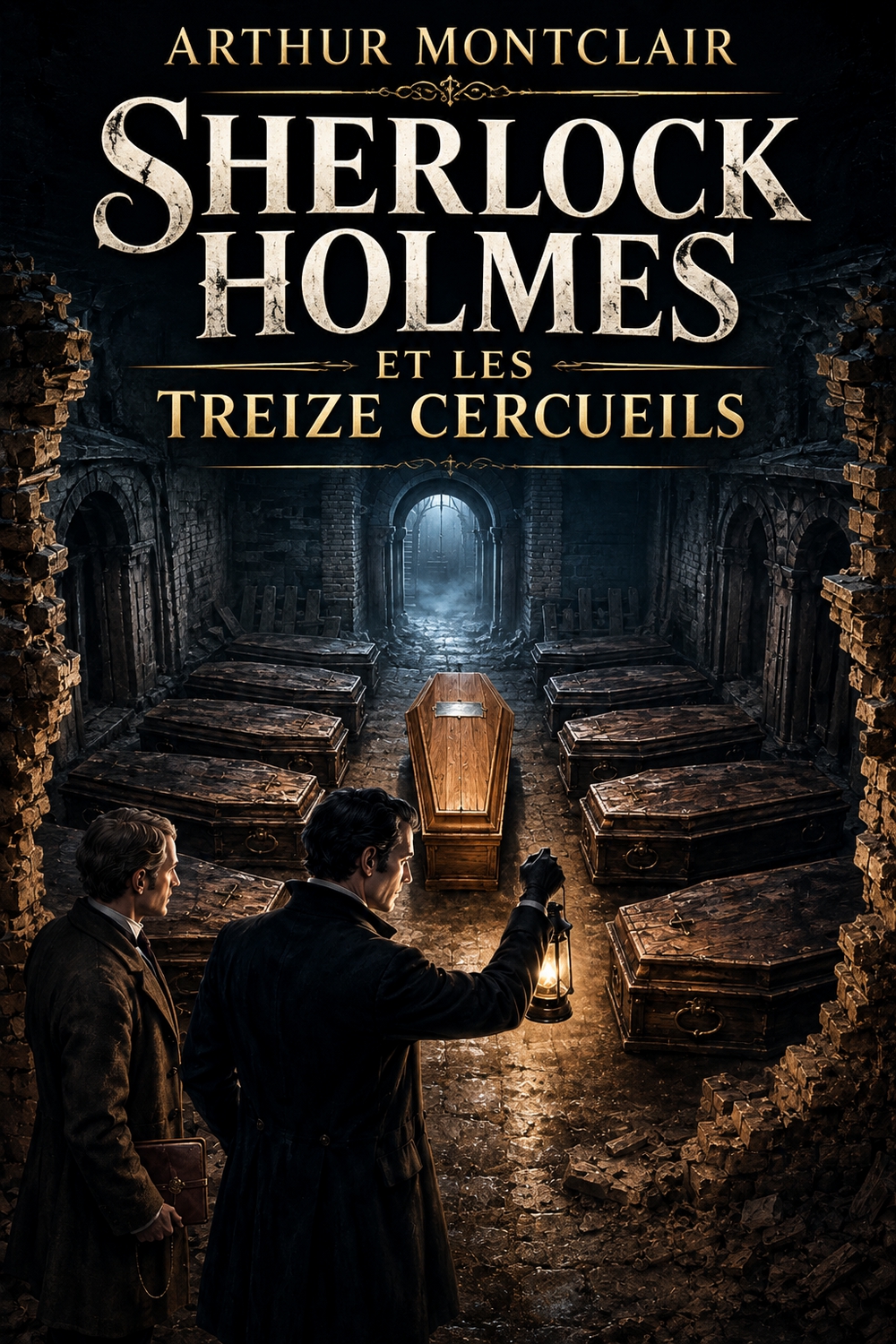 Couverture du livre Sherlock Holmes et les Treize Cercueils, par Arthur Montclair