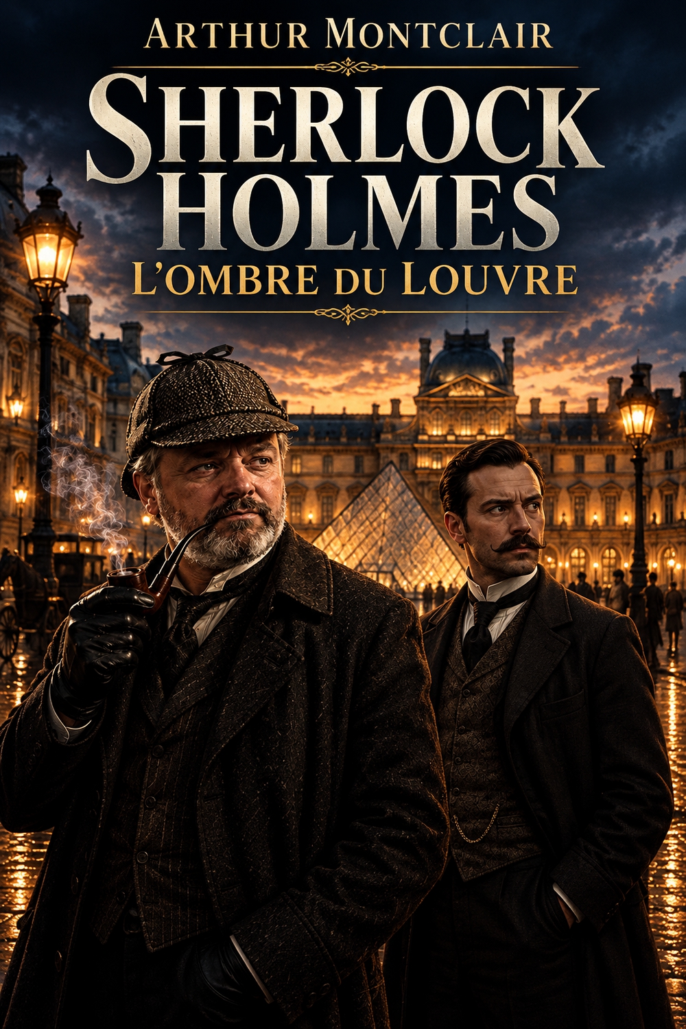 Couverture du livre Sherlock Holmes – L'Ombre du Louvre, par Arthur Montclair