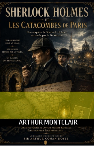 Couverture Sherlock Holmes et les Catacombes de Paris par Arthur Montclair
