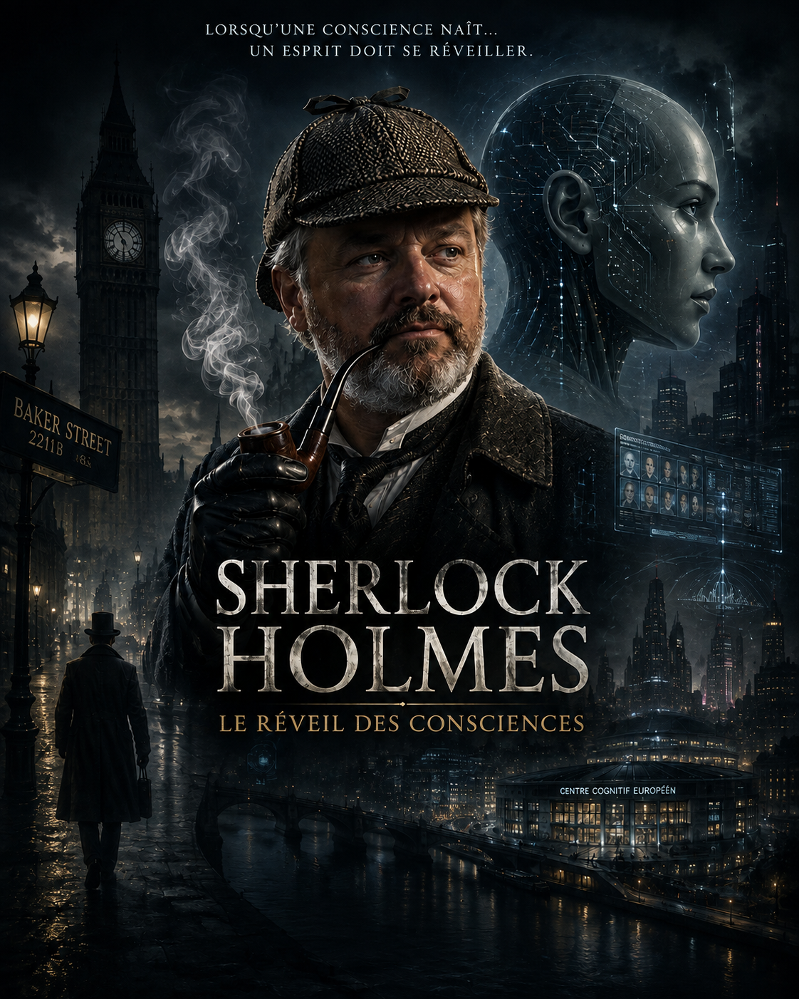 Couverture Sherlock Holmes Le Réveil des Consciences par Arthur Montclair