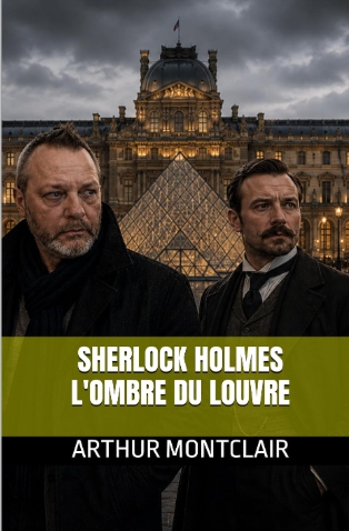 Couverture Sherlock Holmes L'Ombre du Louvre par Arthur Montclair